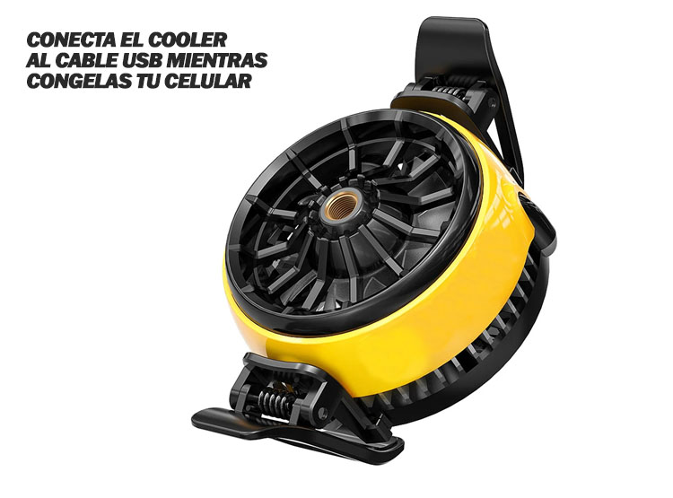 VENTILADOR COOLER PARA CELULAR RECARGABLE