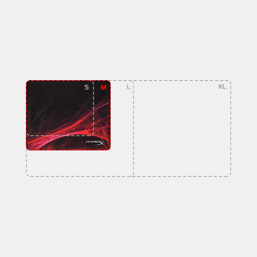 MOUSE PAD HYPERX FURY S (360 X 300 MM)| PRO GAMING MOUSE PAD (MEDIUM)