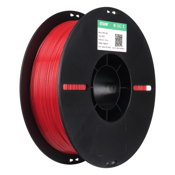 eSun PETG+HS High Speed 3D Print Filament 1.75mm 1kg - Red