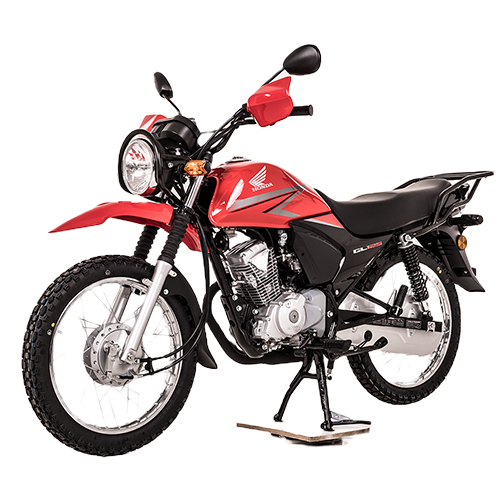 MOTO HONDA GL125 SPOKE DRUM ROJO AÑO DE FABRICACIÓN 2023 Y AÑOS DE MODELO 2023