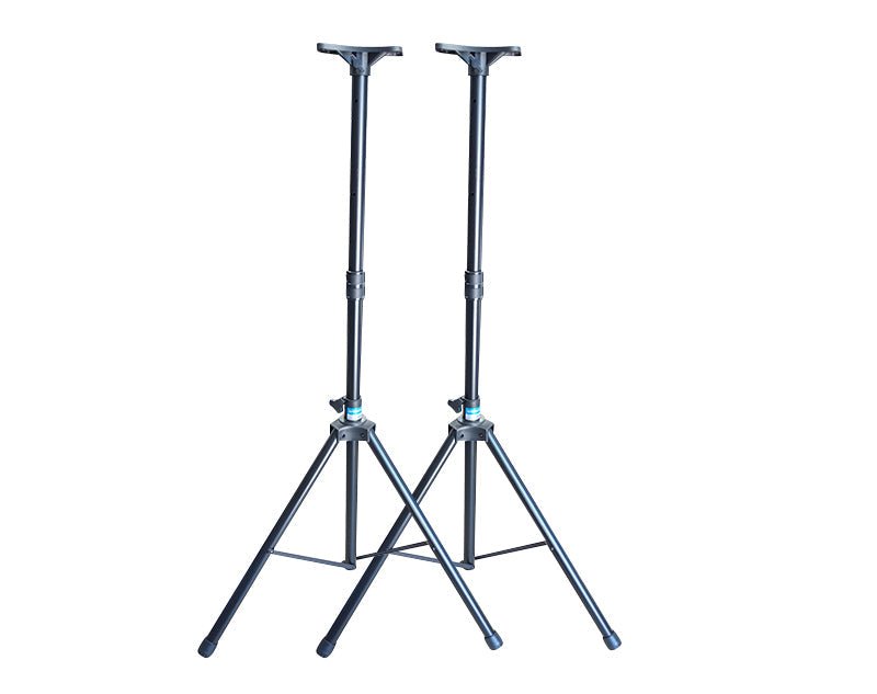 Freedom Heavy Duty Speaker Stands Pair Top Hat Mounting Bracket 2m Height
