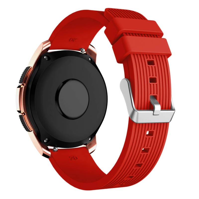 CORREA SILICONA PARA SAMSUNG GALAXY WATCH 5 / 5 PRO - ROJO