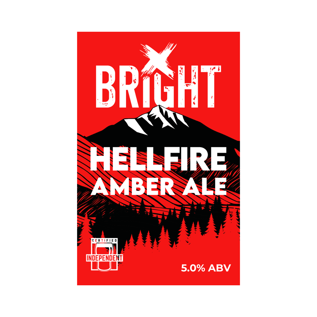 Bright Brewery Hellfire Amber Ale 50000ml