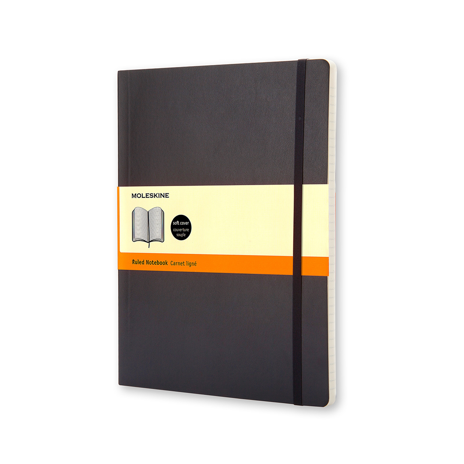 Moleskine Classic Ruled Soft Cover Notebook Extra Large (Black)