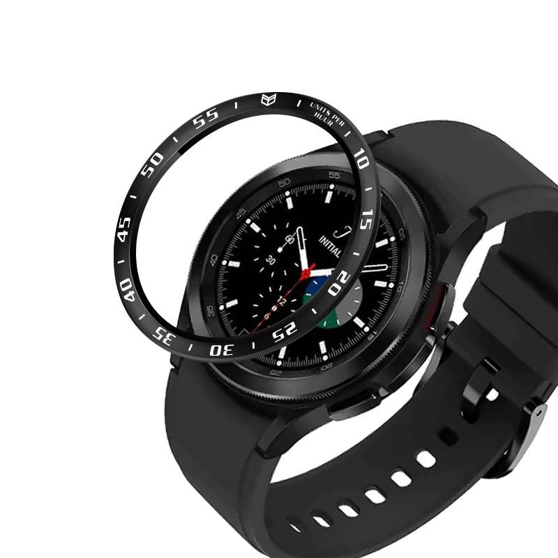 BISEL DE ACERO PARA SAMSUNG GALAXY WATCH 4 CLASSIC DE 42MM - NEGRO