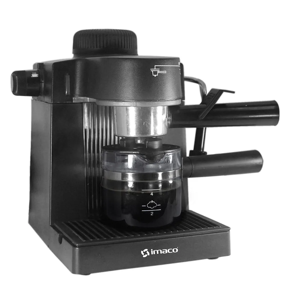 CAFETERA PARA ESPRESSO Y CAPUCCINO IMACO IECM5B DE 5 BARES – NEGRO