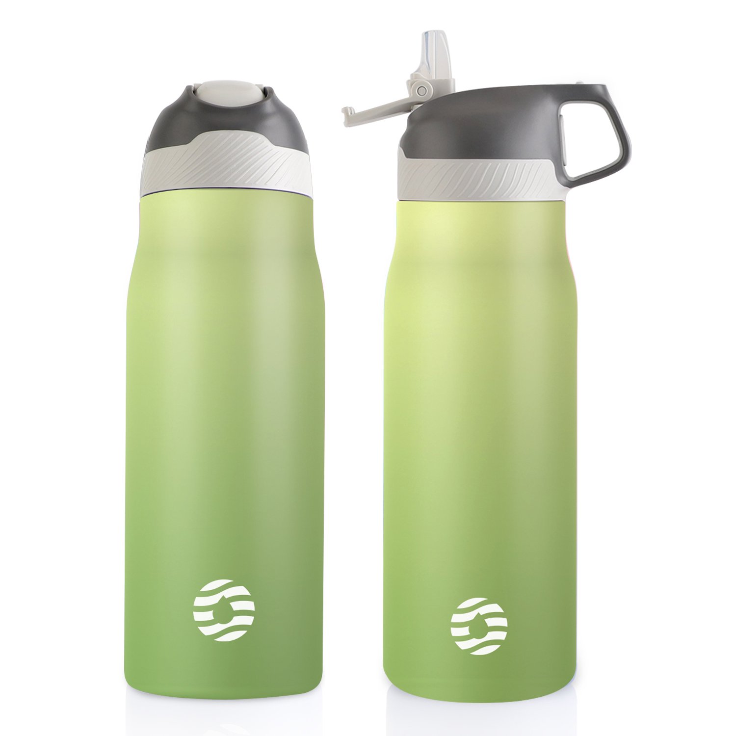 FJBOTTLE - BOTELLA DE AGUA DEPORTIVA CON AISLAMIENTO 710 ML - VERDE