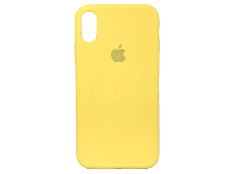 FUNDA SILICONE CASE IPHONE XS MAX - AMARILLO