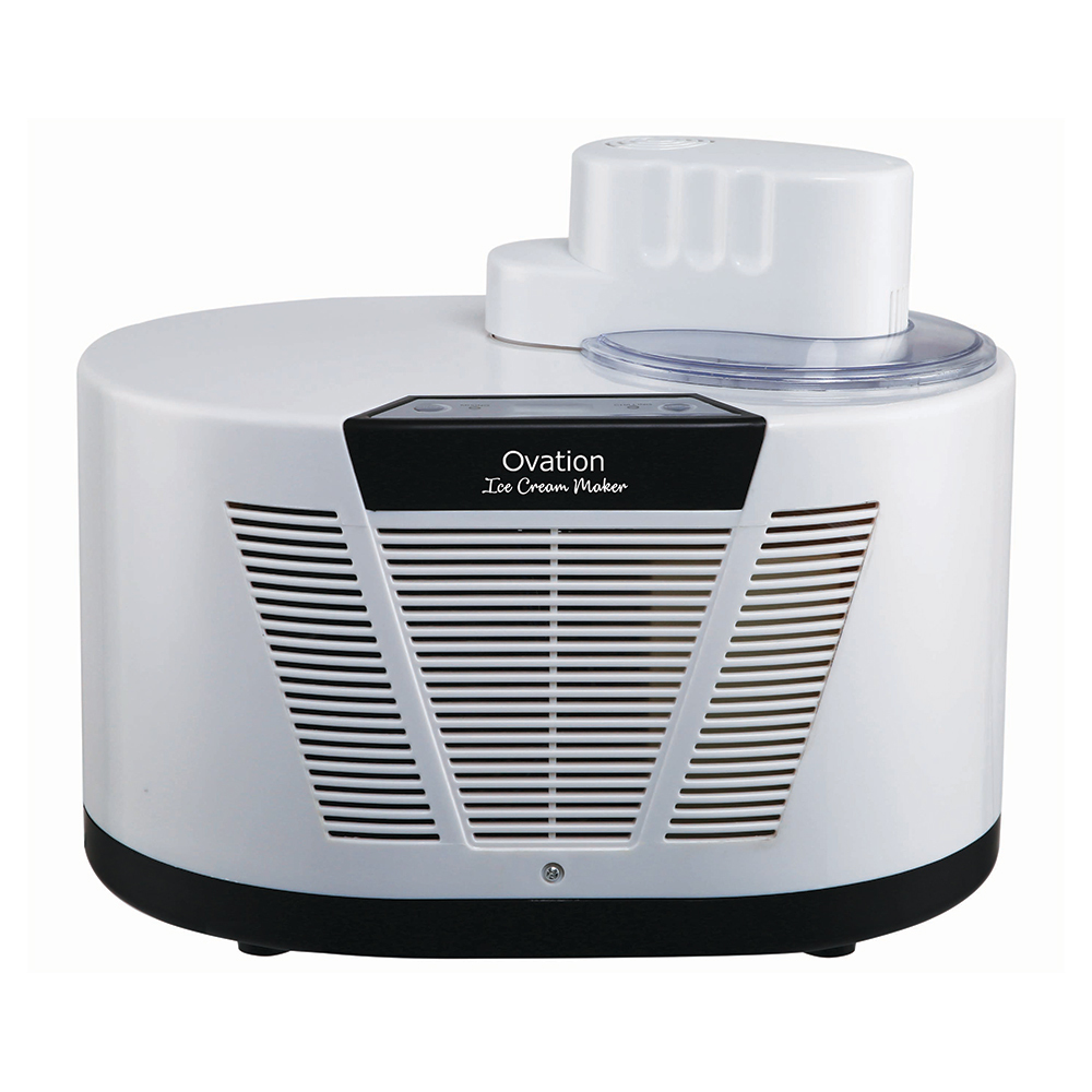 Ovation Ice Cream Maker Frozen Yoghurt with Bowl and Scoop 150W White