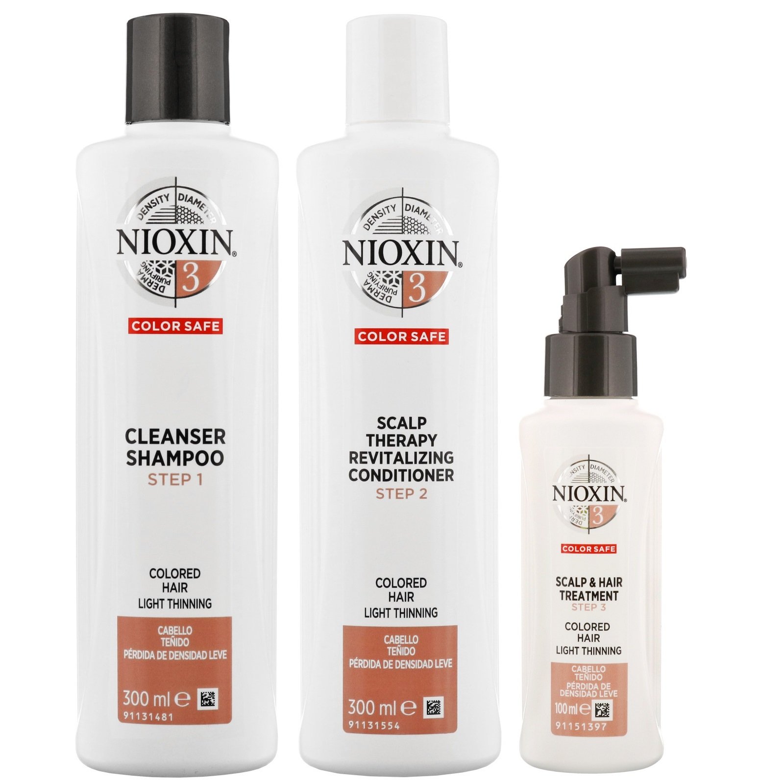 TRATAMIENTO DENSIFICADOR PARA CABELLO TEÑIDO NIOXIN-3