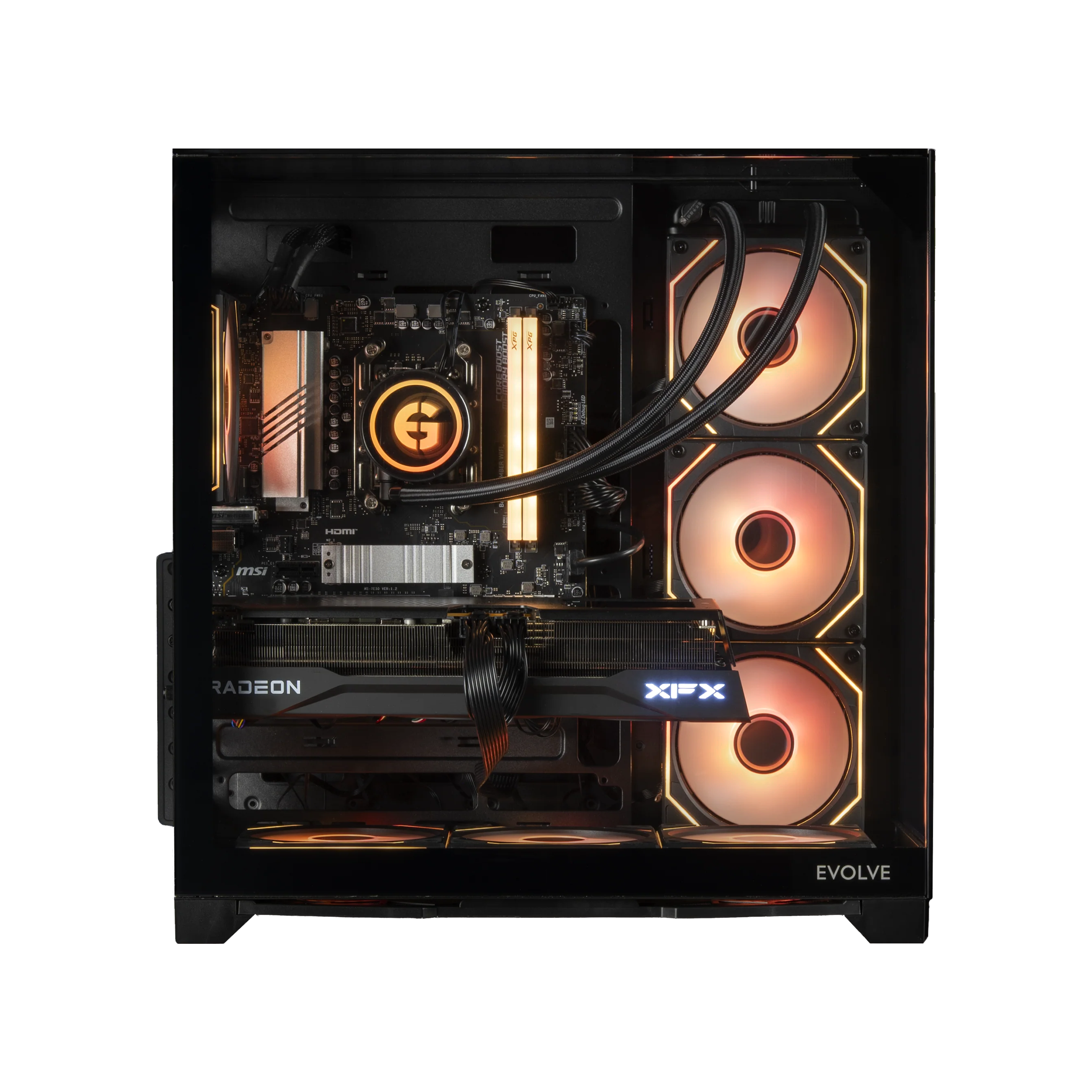 Evolve Gaming | INFERNO | Ryzen 7 7800X3D | RX 9070 16GB | Premium Desktop Gaming PC
