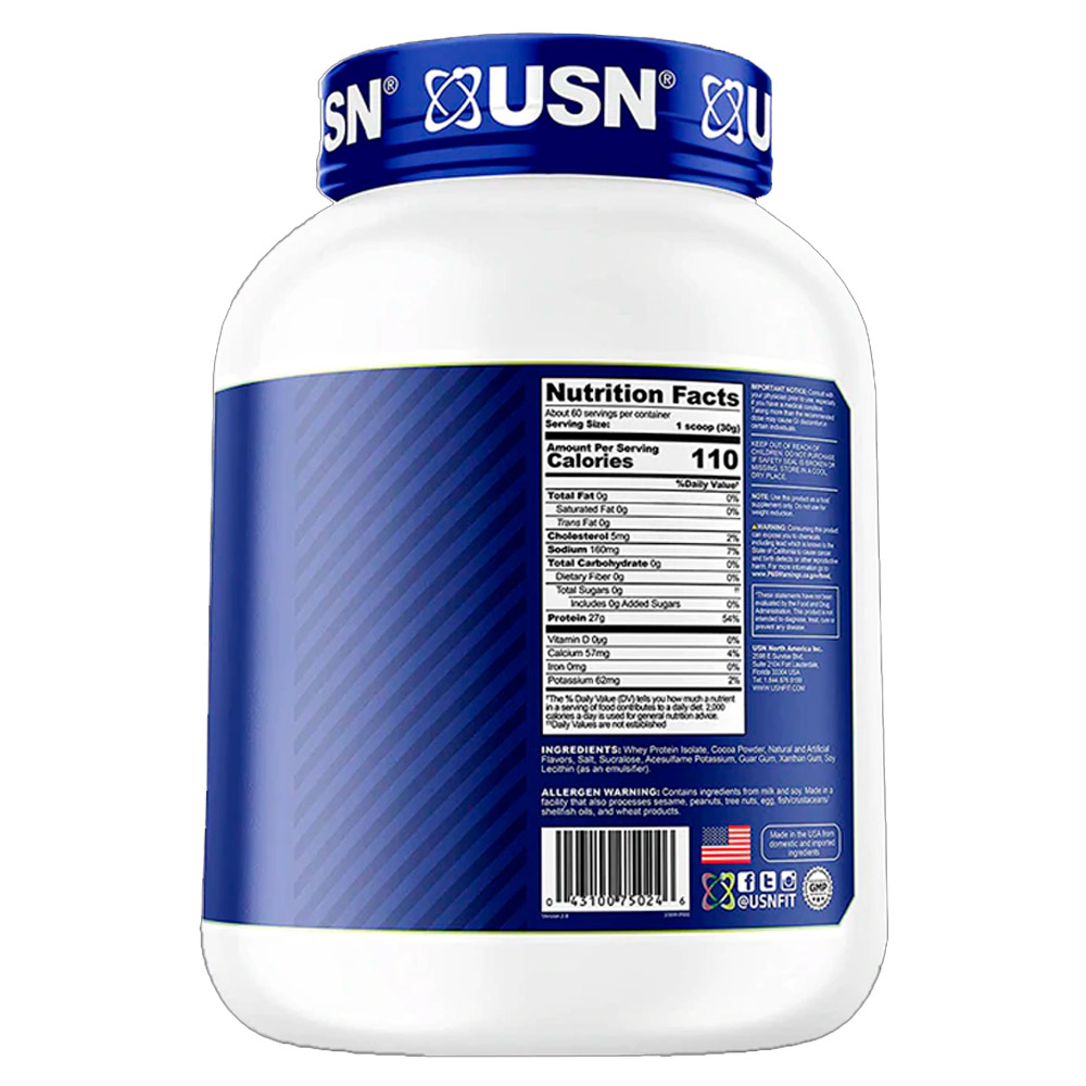 PROTEÍNA USN ISOPRO 4 LB CHOCOLATE + SHAKER