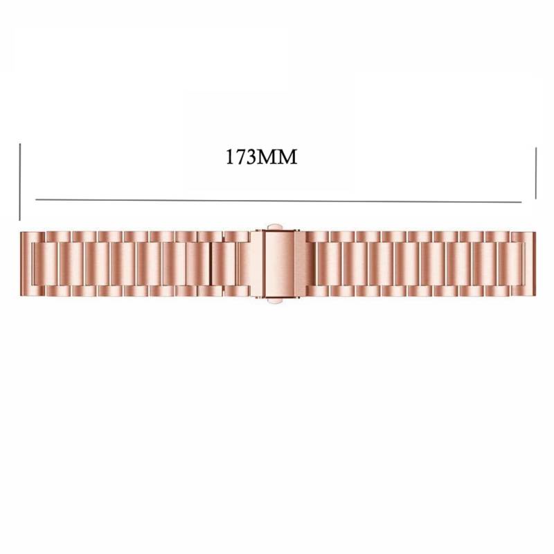 CORREA ACERO INOXIDABLE PARA XIAOMI AMAZFIT GTS / 2 / 3 - OROROSA
