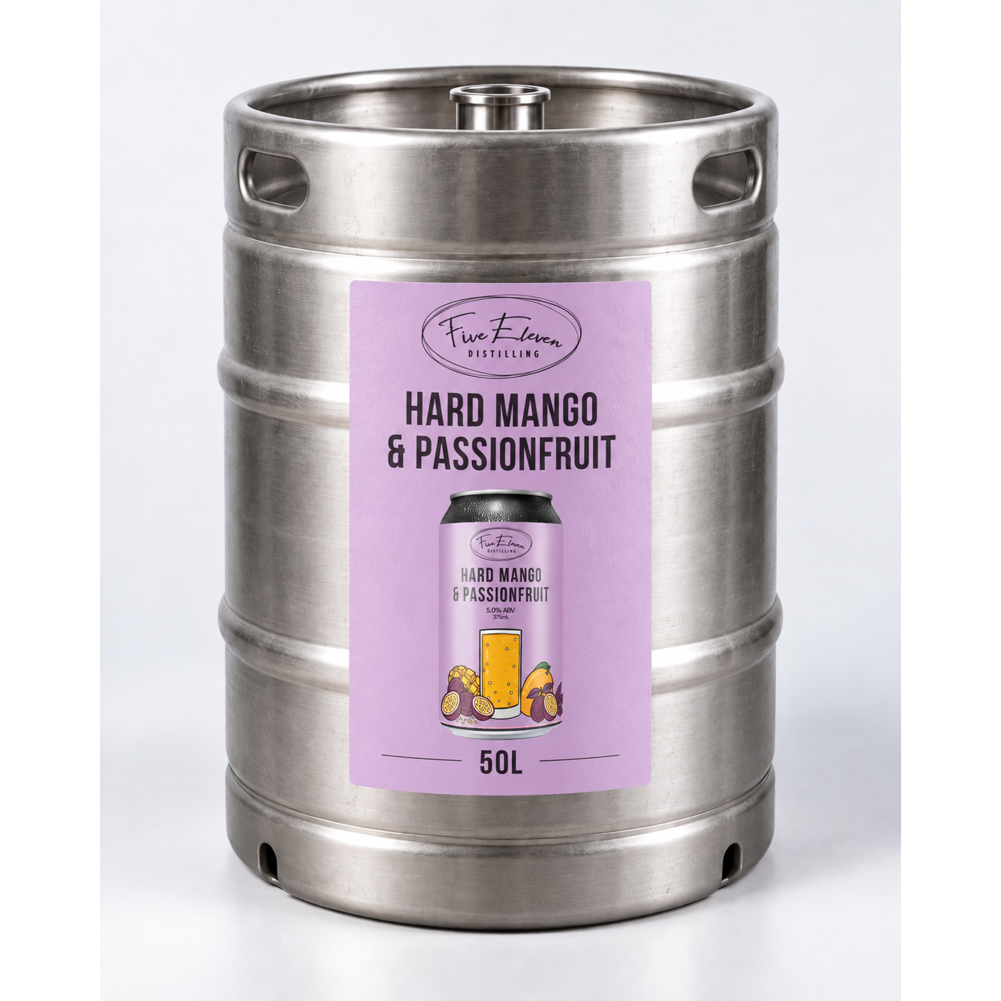 Five Eleven Distilling Hard Mango & Passionfruit Keg 50l