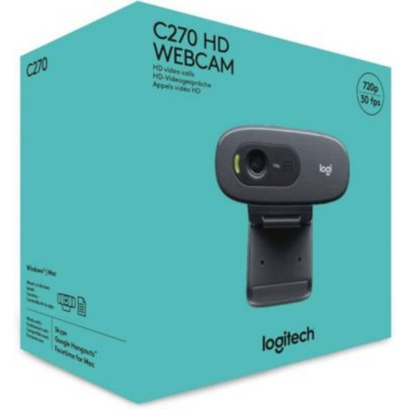 CÁMARA WEB  LOGITECH C270 HD 1280X720 PX