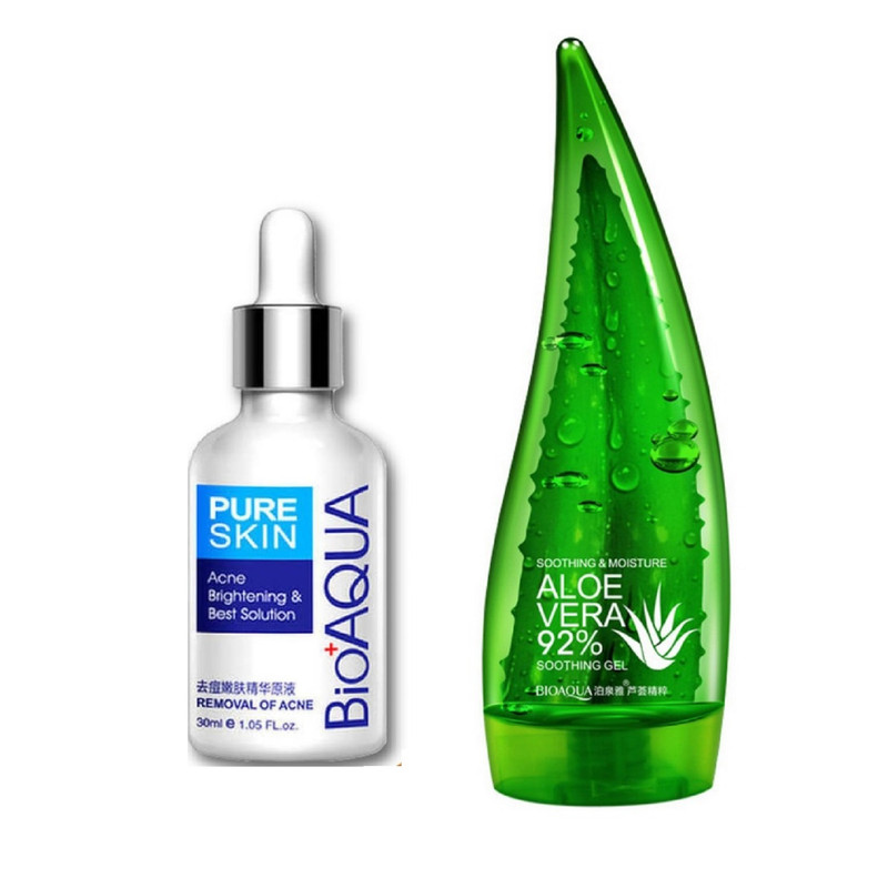 SERUM ANTI-ACNÉ + CREMA CORPORAL ALOE VERA - BIOAQUA