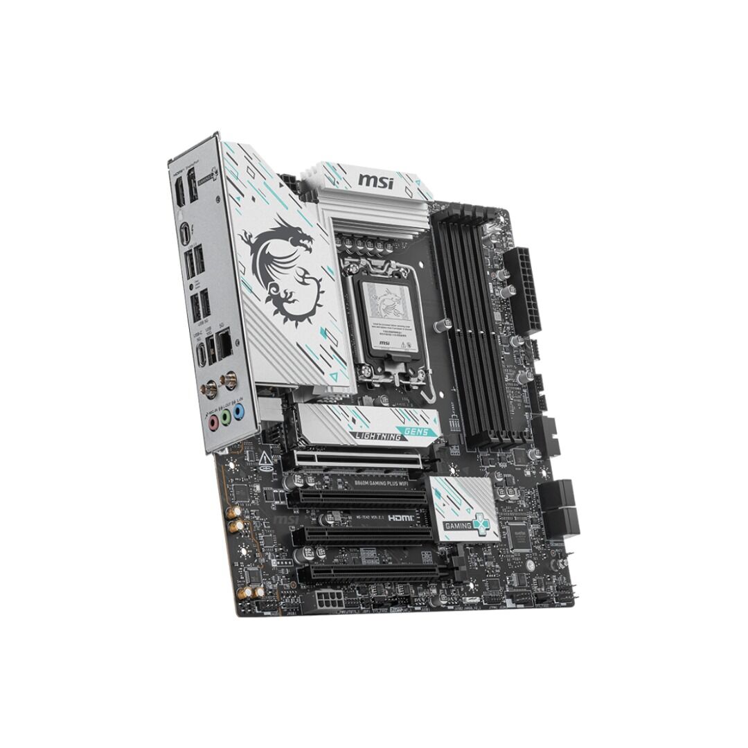 MSI B860M GAMING PLUS WIFI Gaming Desktop Motherboard - Intel B860 Chipset - Soc -