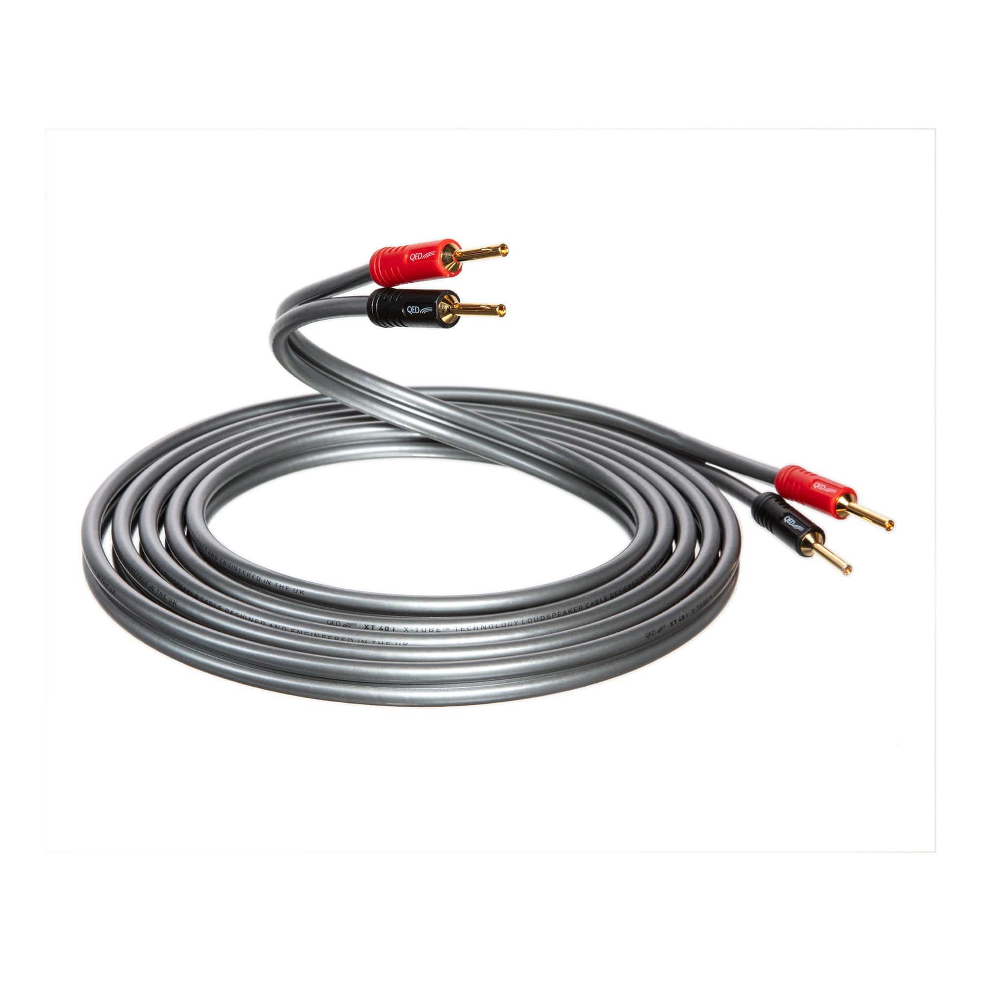 QED XT40i Speaker Cable Banana to Banana 3.0M
