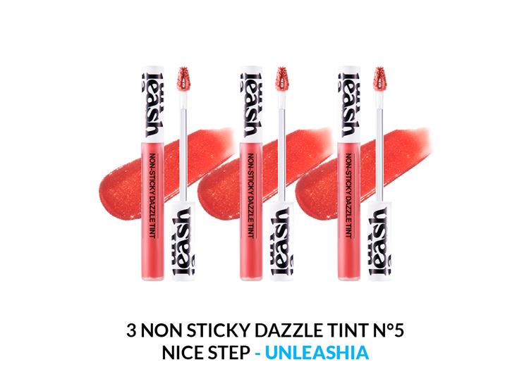 3 NON STICKY DAZZLE TINT UNLEASHIA- N°5 NICE STEP