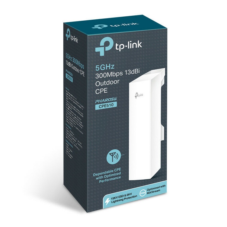 TP-LINK - ANTENA CPE510 DE 5GHZ PARA EXTERIOR 300 MBPS 13 DBI - 4