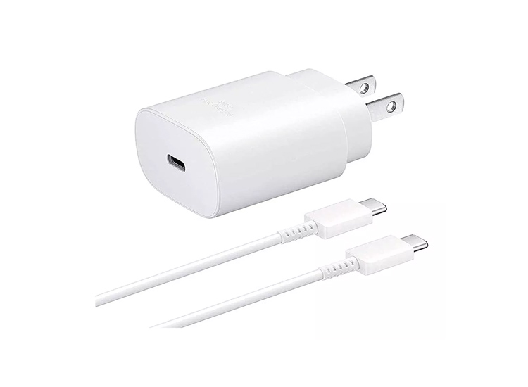 CARGADOR 25W CARGA RÁPIDA PARA SAMSUNG GALAXY S23 FE BLANCO