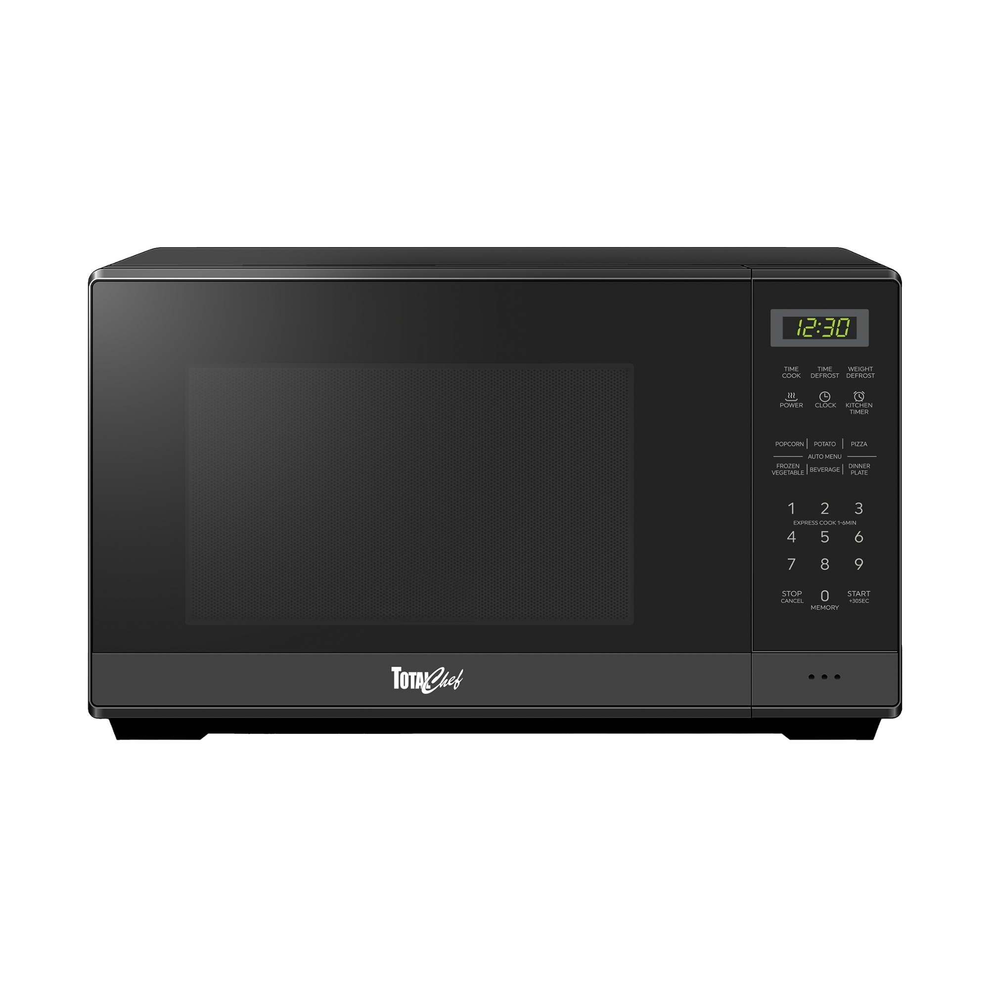 Total Chef 700W Microwave Oven 20L Black