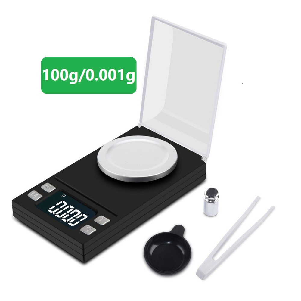 BALANZA DIGITAL MILIGRAMOS GRAMERA 100G/0,001G JOYERÍA COCINA LABORATORIO