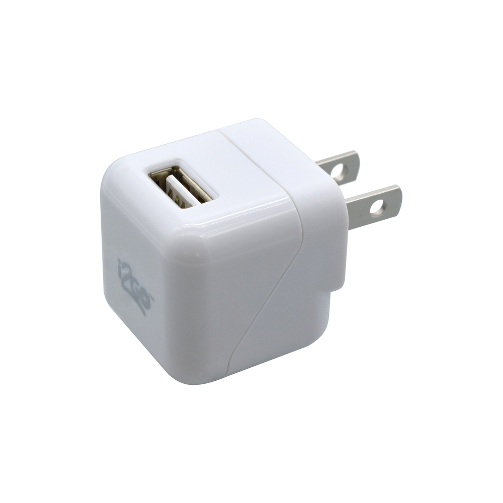 I2GO CARGADOR USB DE PARED - BLANCO