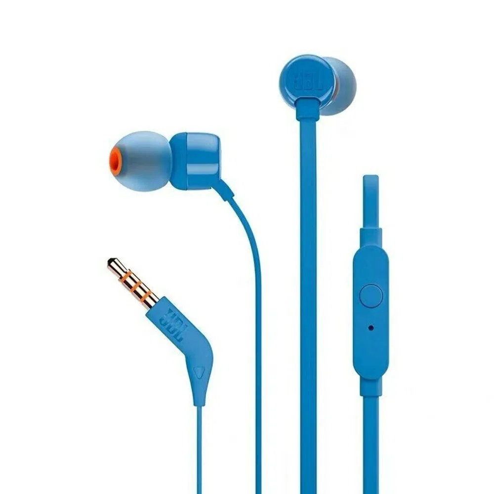 AUDIFONOS JBL CON MICROFONO TUNE 110 AZUL