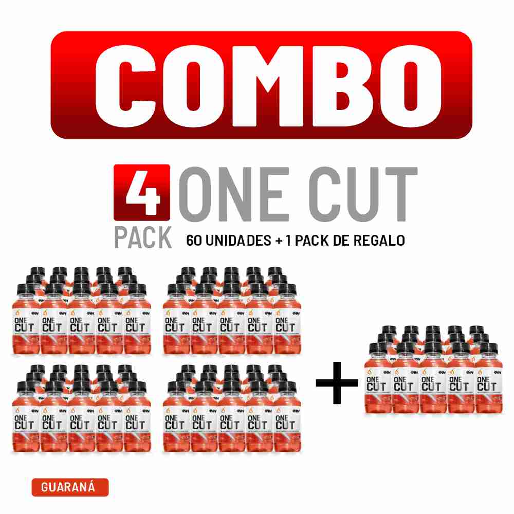 COMBO INNOVATE NUTRITION - ONE CUT PACK 60 UNID. GUARANÁ + 1 PACK GRATIS