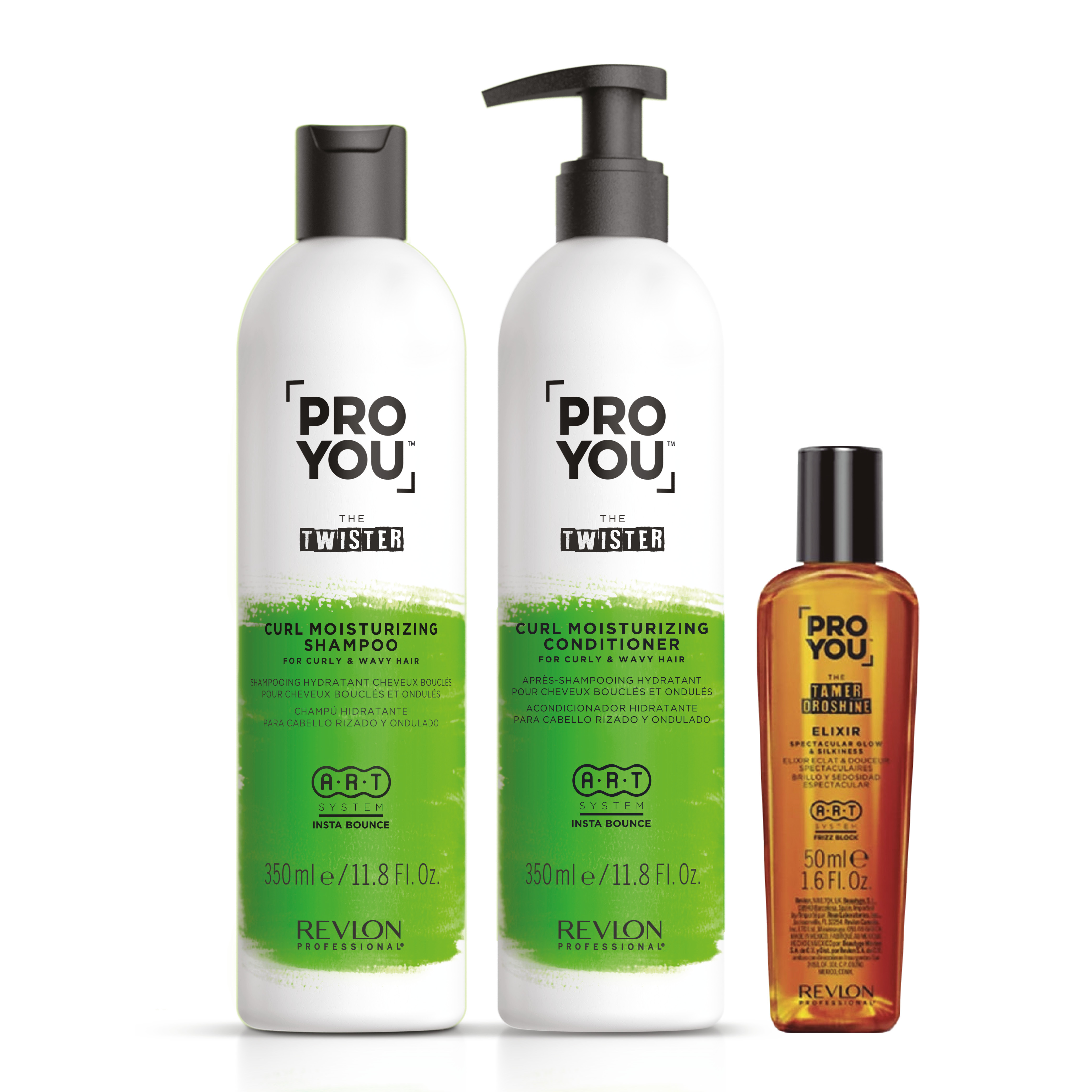 PRO YOU THE TWISTER SET 4 (SH+CO+OI) - PARA CABELLO ONDULADO