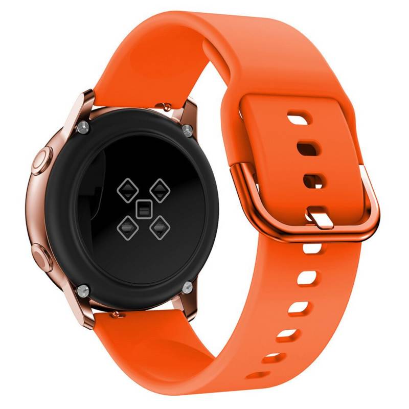 CORREA SILICONA LISO PARA SAMSUNG GALAXY WATCH 5 / 5 PRO - NARANJA