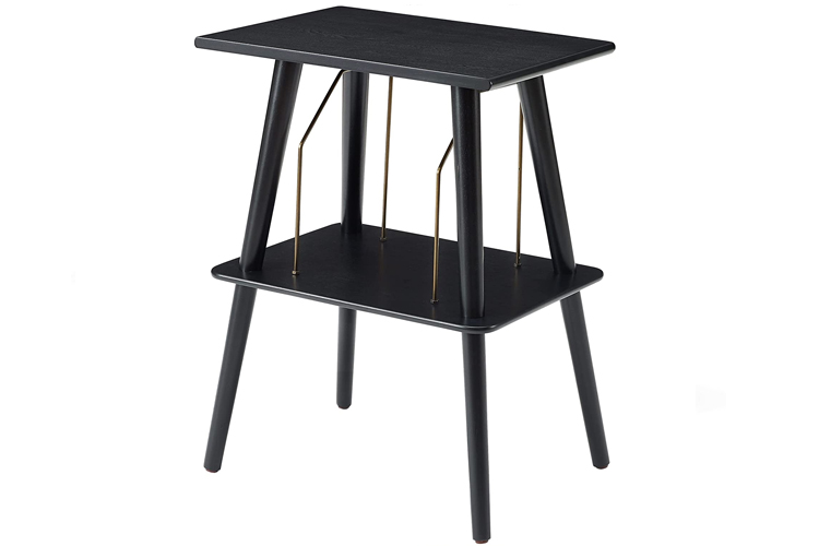 Crosley Manchester Turntable Entertainment Center Stand (Black)