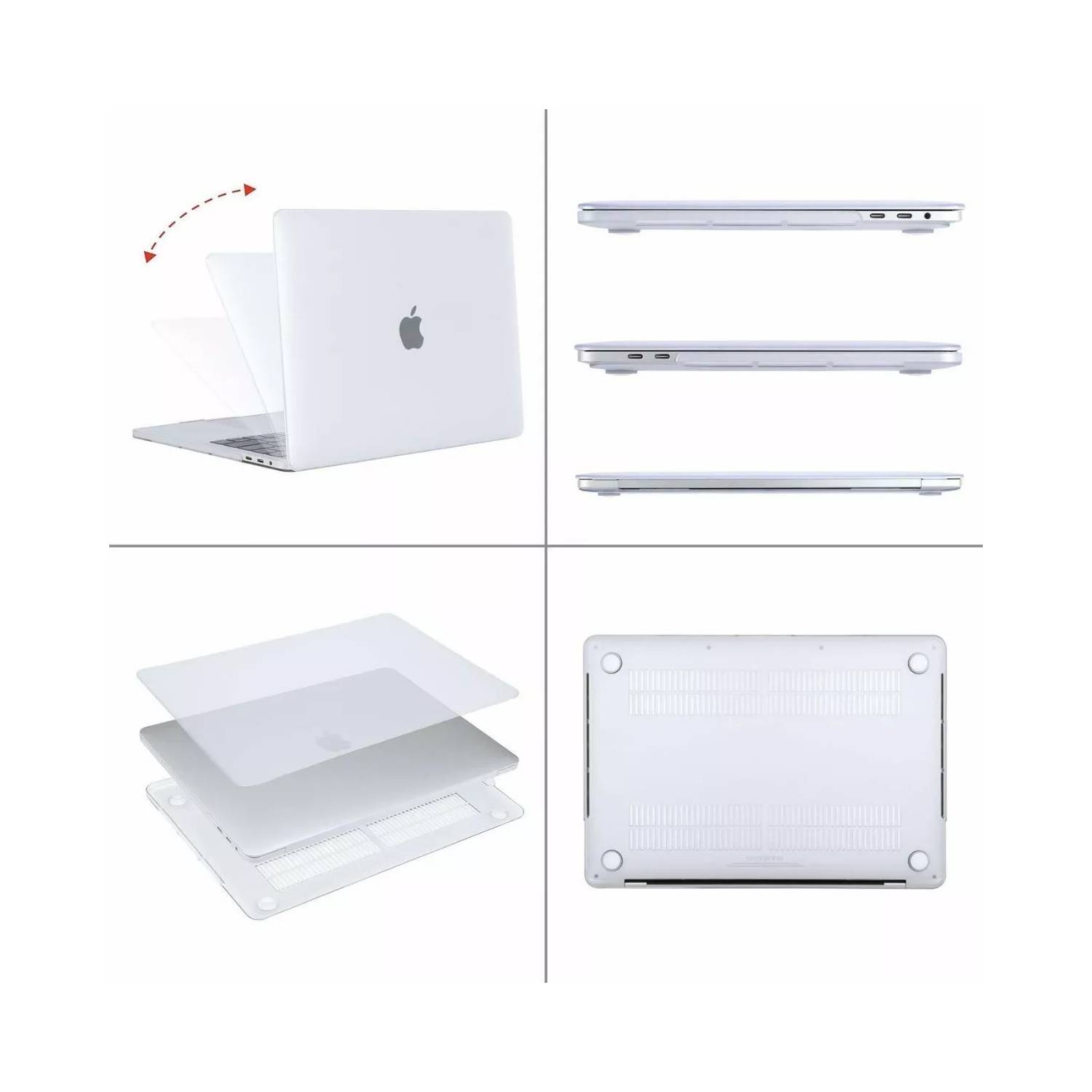 COVER CASE TEXTURA MATE PARA MACBOOK AIR 13.3 A2337 M1 / A1932