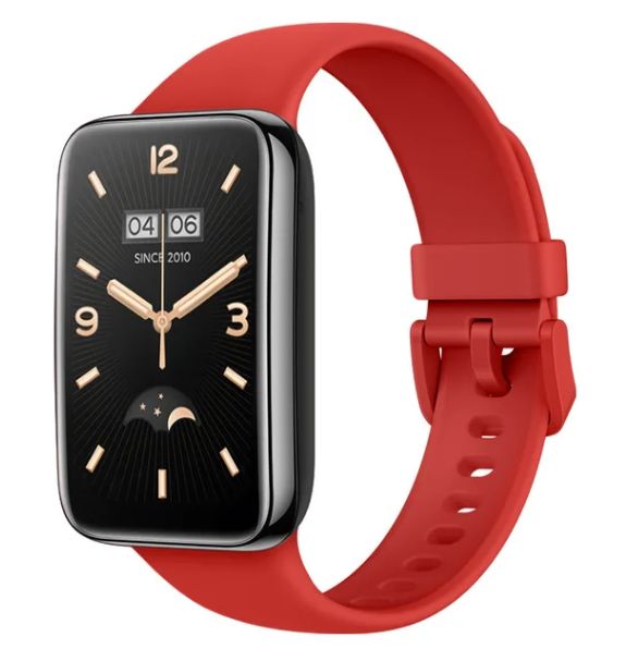 CORREA SILICONA PARA WATCH 7 PRO ROJO