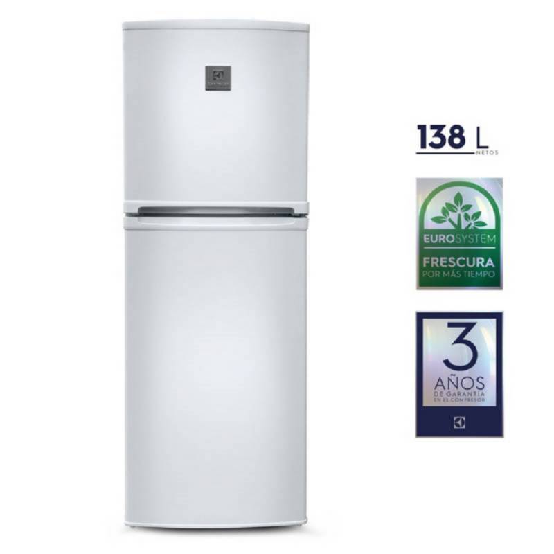 REFRIGERADORA ELECTROLUX 138L FROST 2 PUERTAS BLANCO ERT18G2HNW