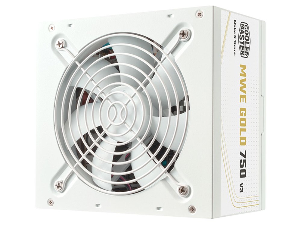 Cooler Master MWE Gold V3 750W ATX 3.1 Power Supply - White Edition