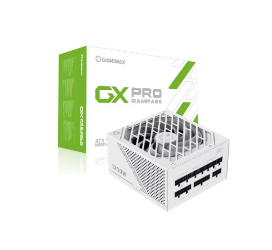 GameMax GX-1250 PRO 1250W 80+ Platinum Fully Modular PSU - ATX 3.0 & PCIe 5.0 Ready - Native 12VHPWR for RTX 4090 - Flagship Power Supply - Black