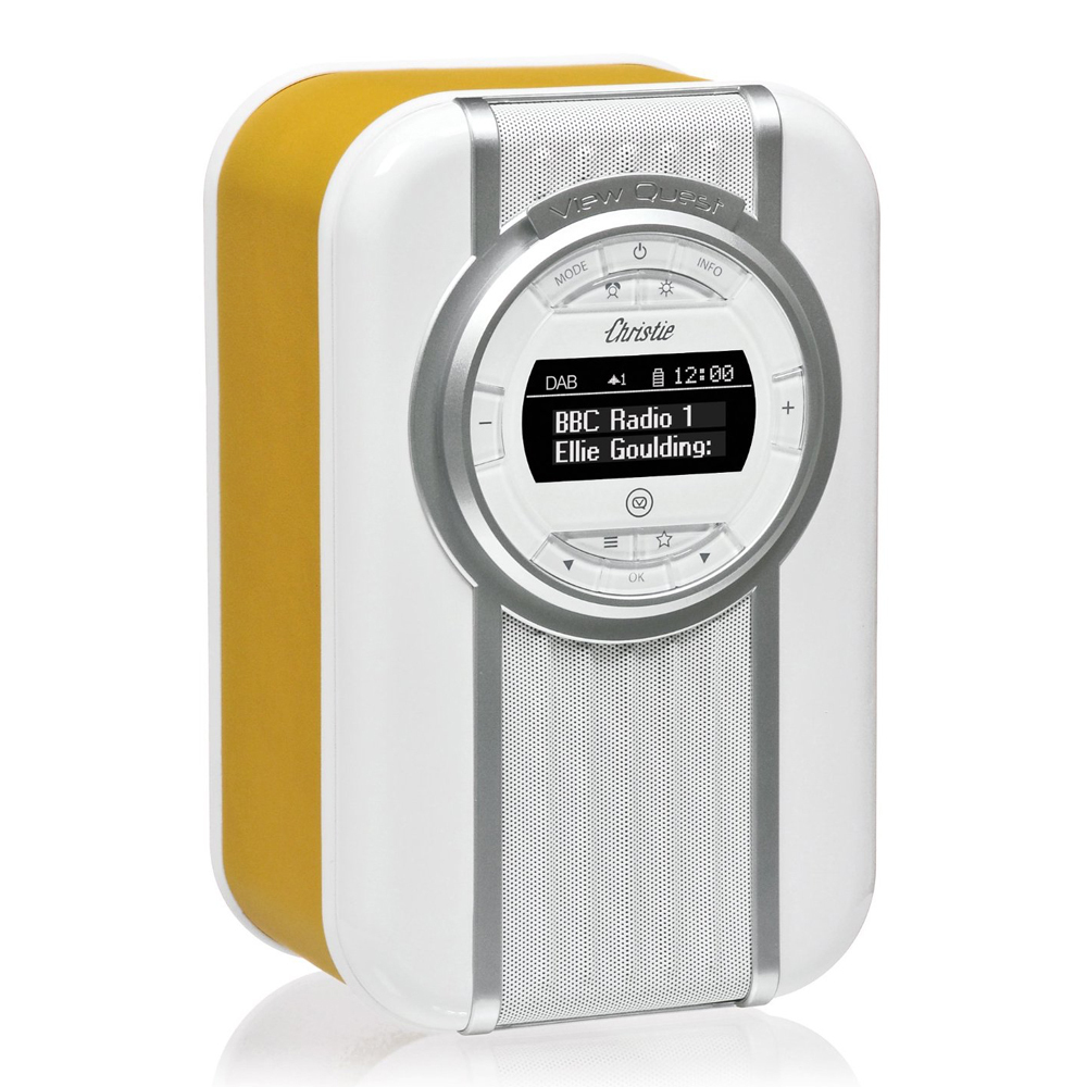 VQ Quest Christie DAB+ Radio with NFC & Bluetooth Speaker (Mustard)