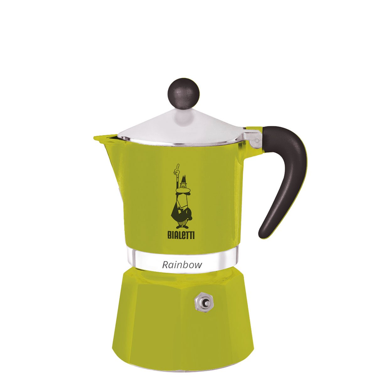 CAFETERA ITALIANA BIALETTI RAINBOW VERDE 3 TAZA