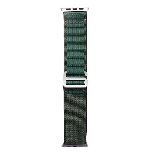 CORREA NYLON PARA APPLE WATCH 49 MM VERDE OSCURO