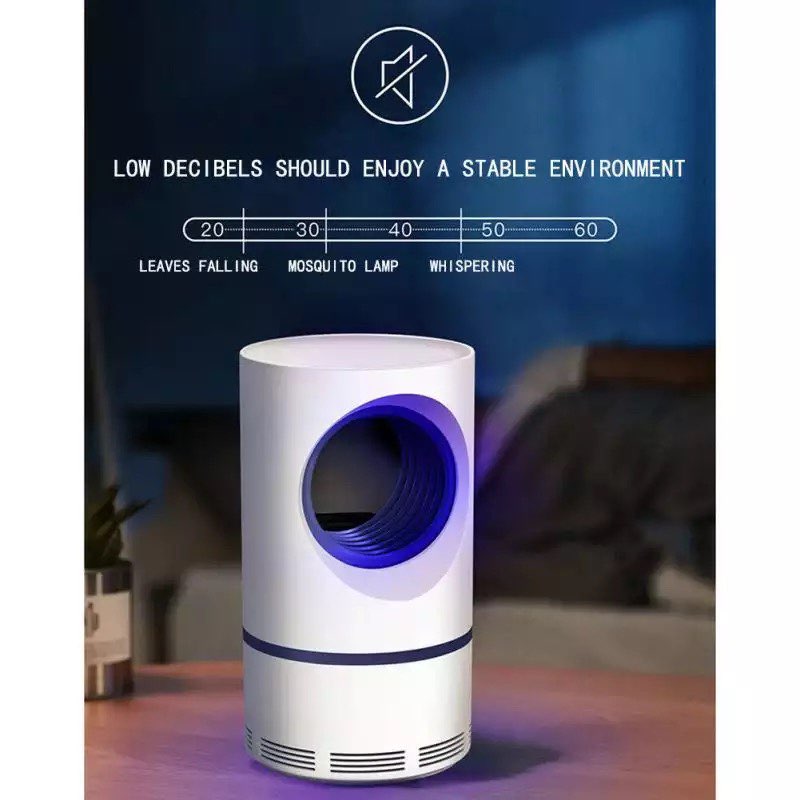 LÁMPARA LED ANTIMOSQUITOS USB LUZ UV - MATA ZANCUDOS - 5