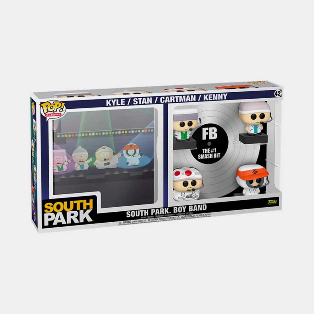 FUNKO POP! ALBUMS: SOUTH PARK - BOYBAND - KYLE / STAN / CARTMAN / KENNY