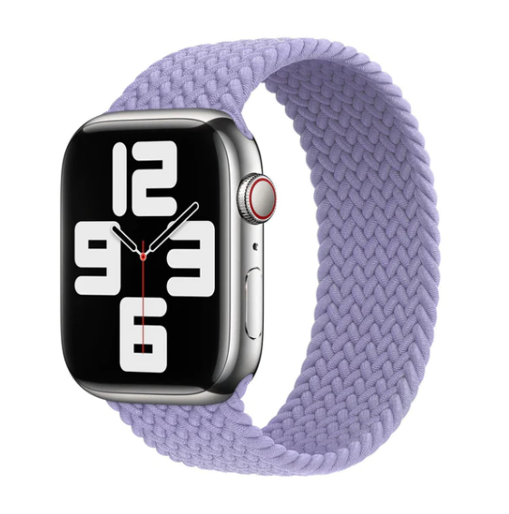 CORREA TRENZADA SOLO LOOP PARA APPLE WATCH 44 MM LILA