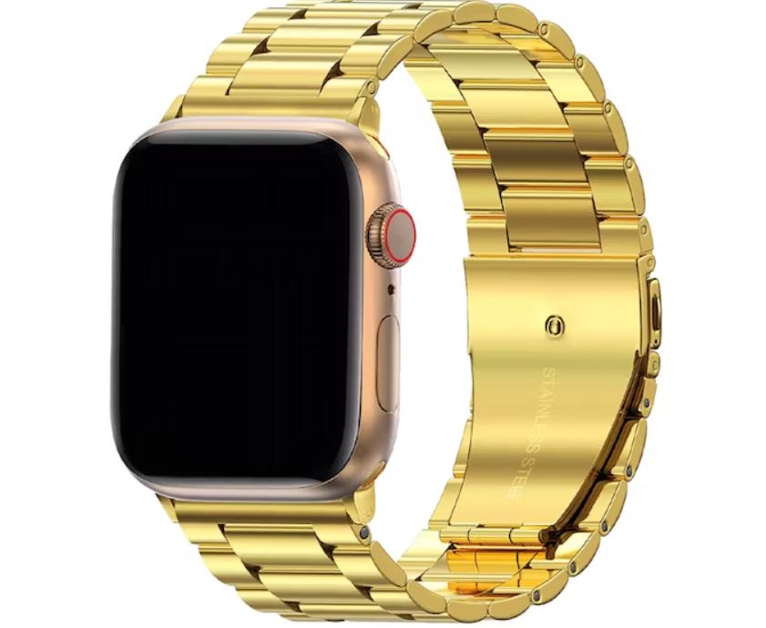 CORREA INOXIDABLE BAND PARA APPLE WATCH 42/44/45 MM  ORO