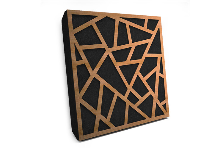 Elite Sound Acoustics 70mm Panel Foam Absorption Diffuser (Skyros Oak)