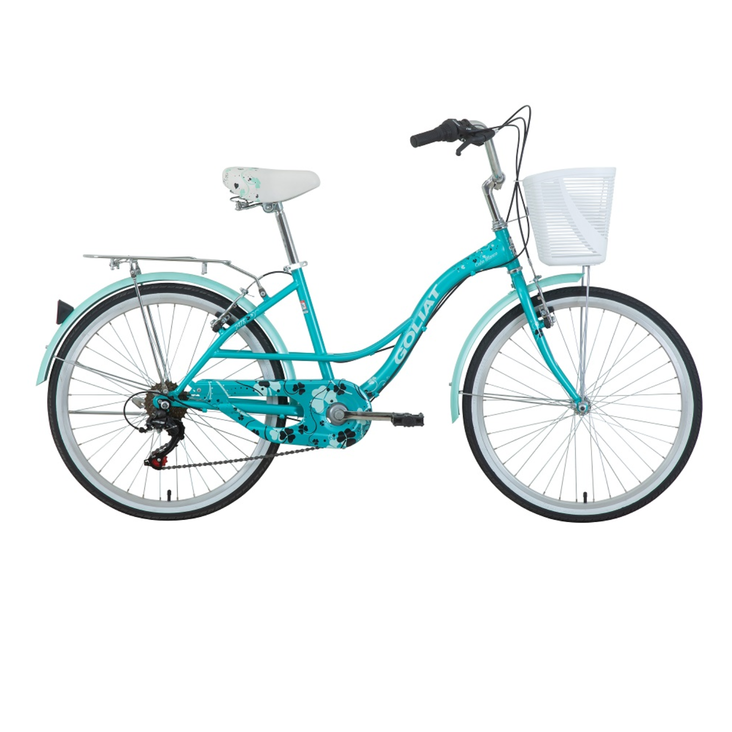 BICICLETA GOLIAT CABO ARO 24 BLANCO VERDE