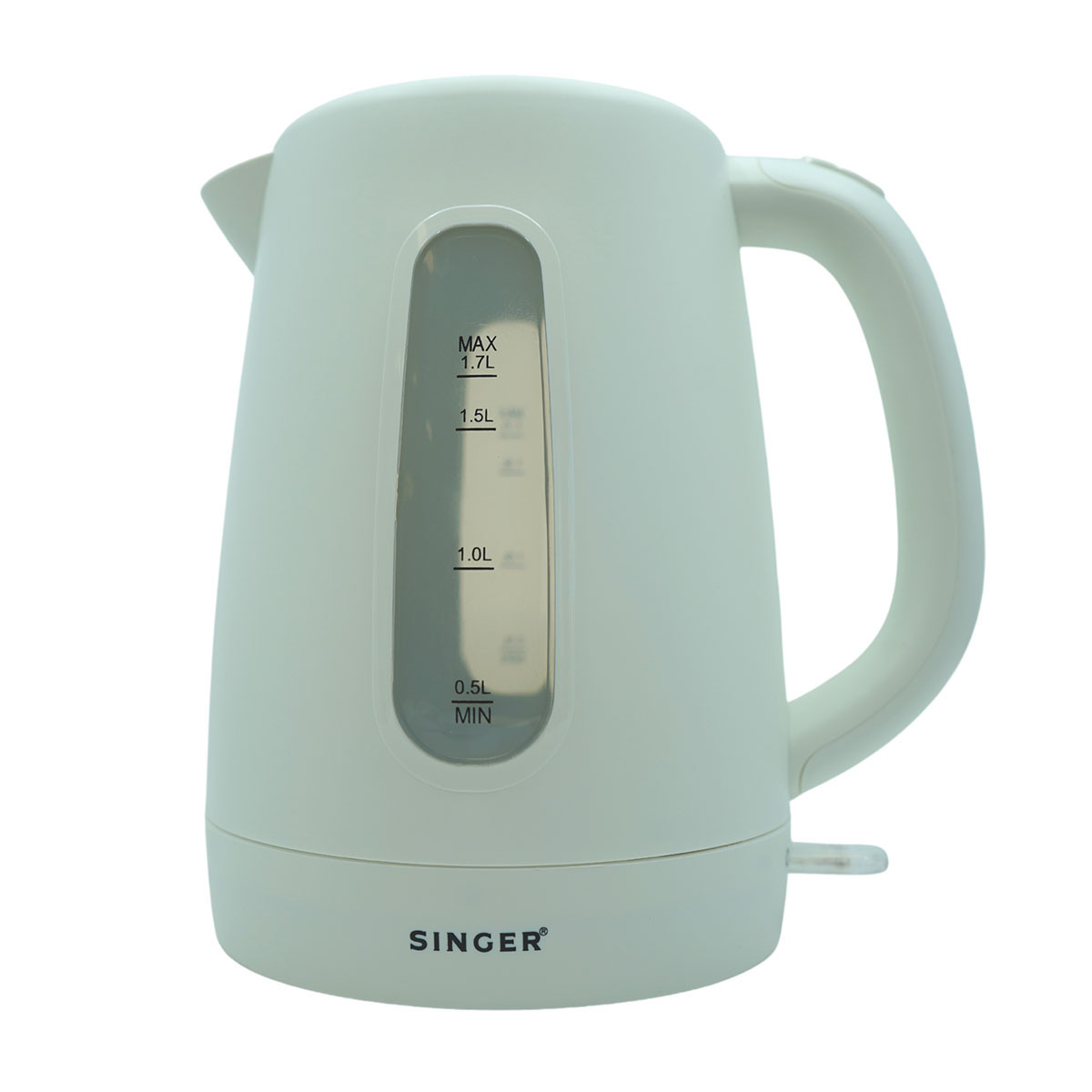 SINGER 1.7 Litre Kettle with Water Level Indicator and Removable Filter