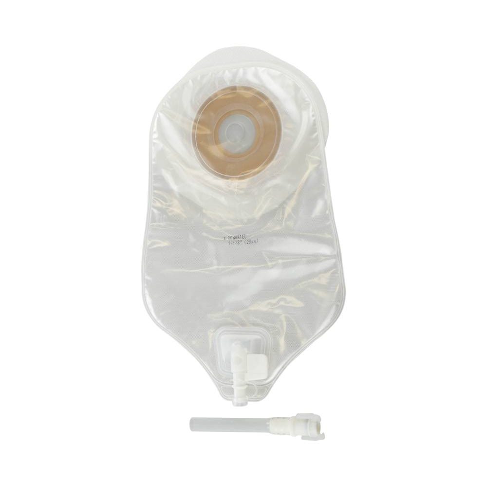 ActiveLife Flat Pre-Cut One-Piece Urostomy Pouch with Durahesive Skin Barrier and Accuseal Tap no f