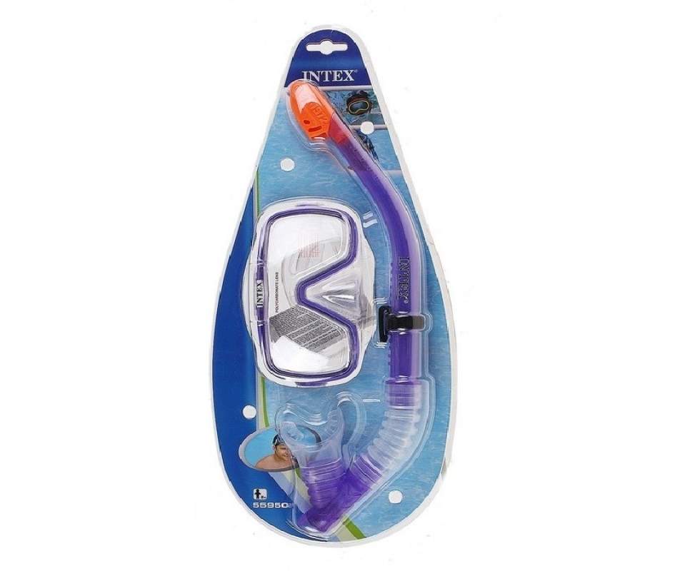 INTEX- SNORKEL - SET DE BUCEO MÁSCARA Y TUBO  8 AÑOS +